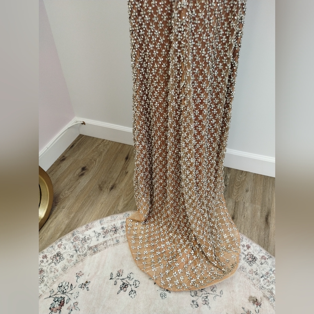 Portia and Scarlett Rhinestone Embellished Gown 4 - Picture 9 of 12